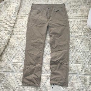 Levi's 514 Khaki Jeans 33x30